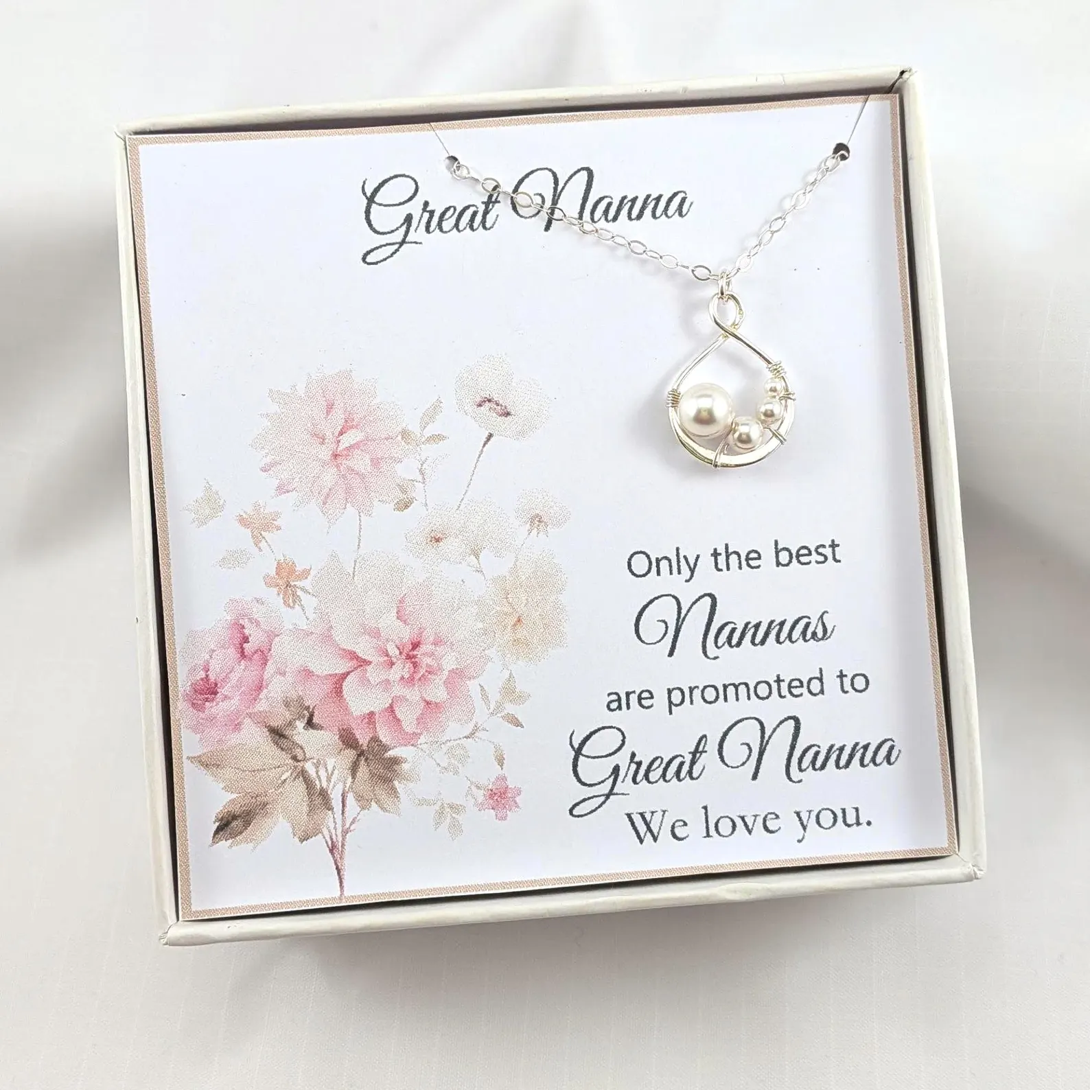 Great Grandmother Necklace, Choose Your Personalized Design,Mothers Day