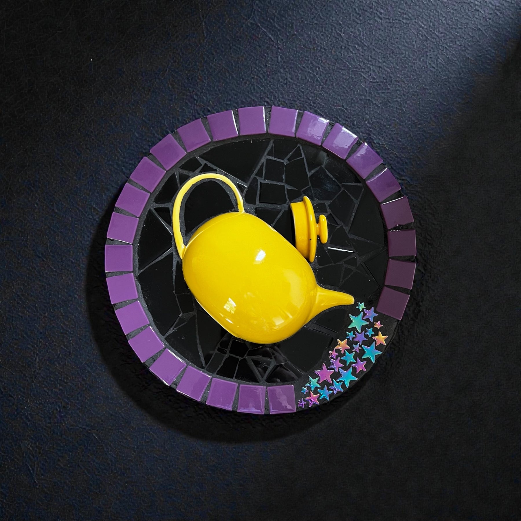 Mosaic Wall Hanging Planter.