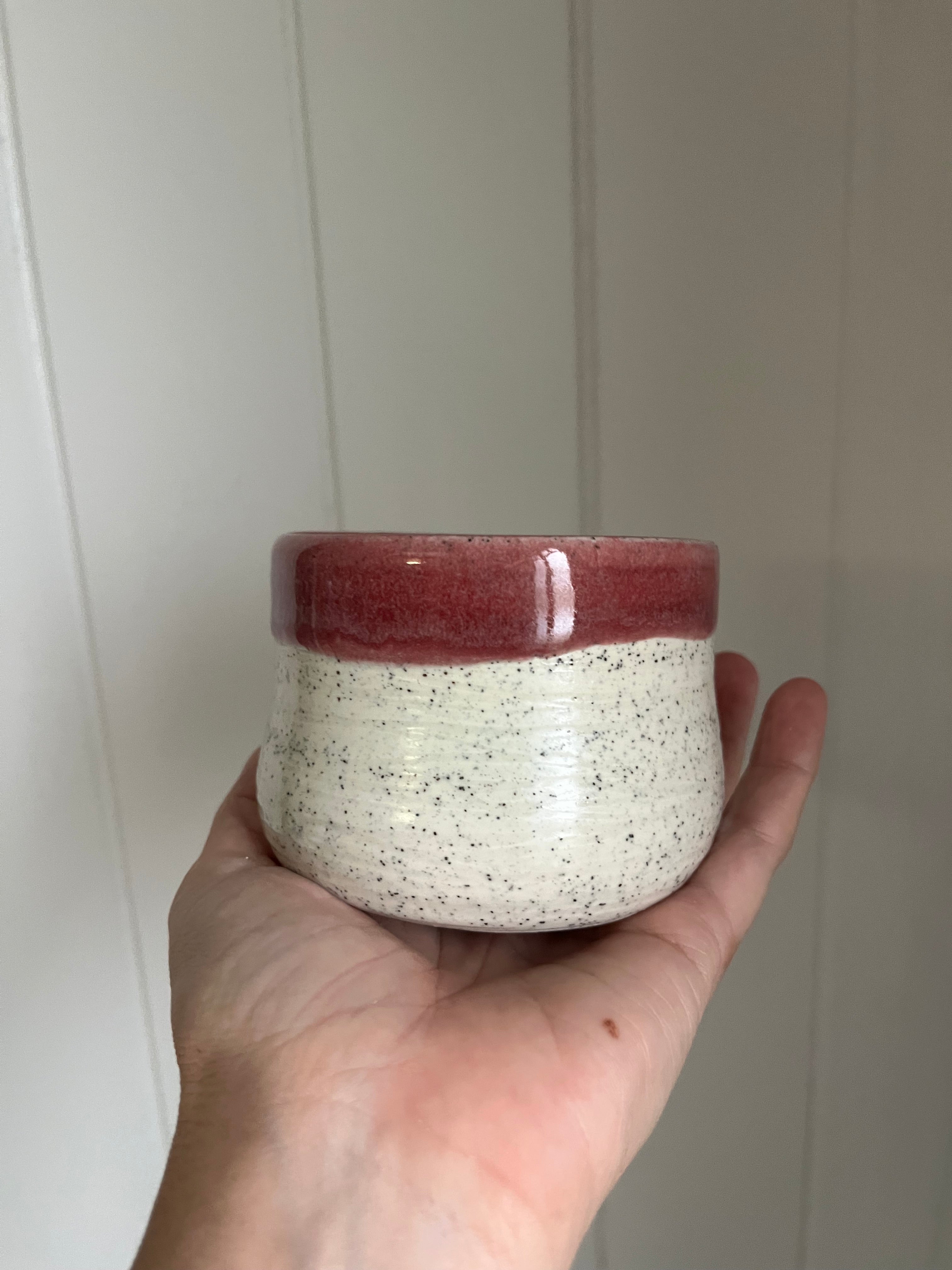 Matcha Cup - Pink & White