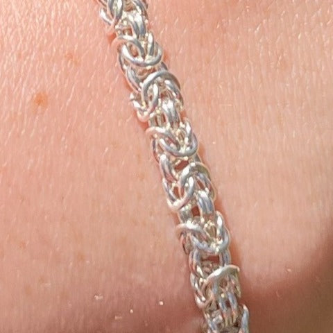 Sterling Silver "Byzantine" Bracelet