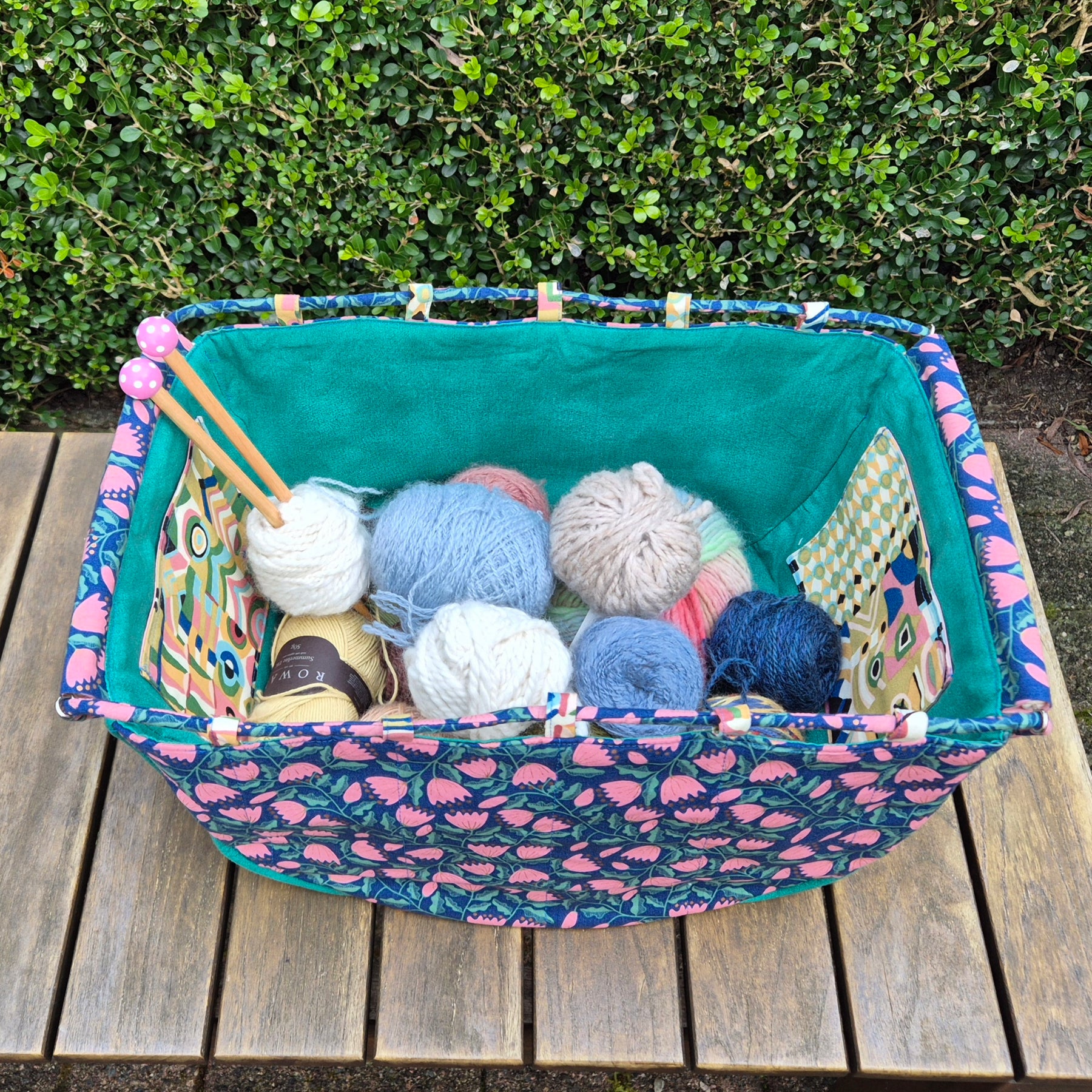 Large Knitting Project Bag – Convertible Tote