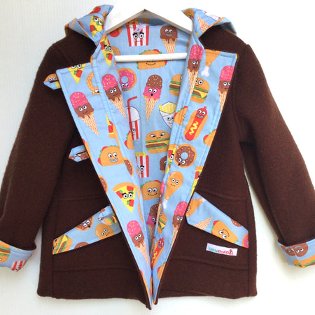 Chocolate Brown Blanket Duffle Coat