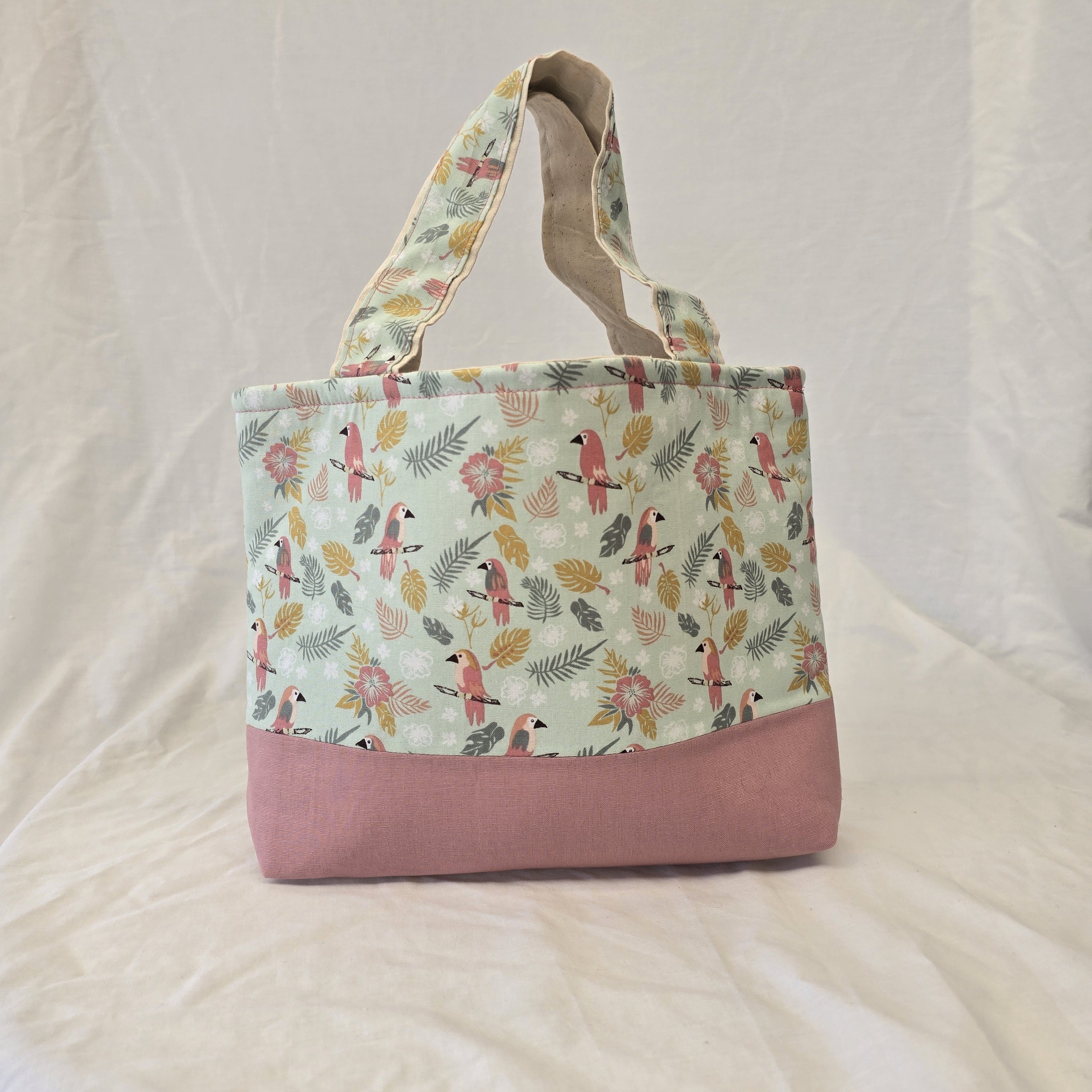 Classic Handbag | Pastel Bird Print | Australian Wildlife Collection