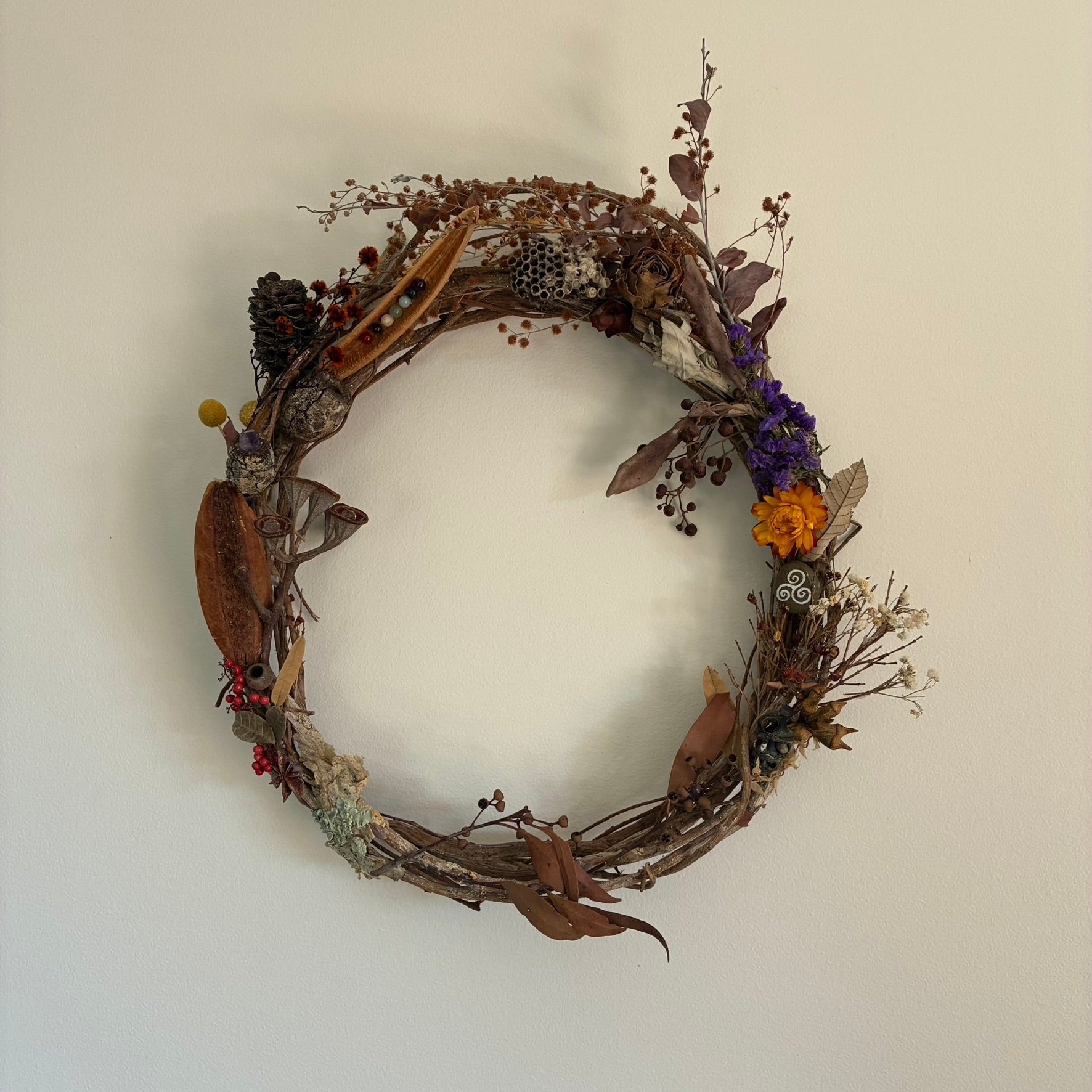 Wreath ~ Mother Nature Wreath (Measures 41cm x 50cm)