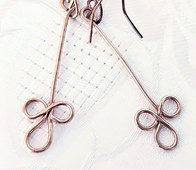 Copper Wirework Earrings FREE POST