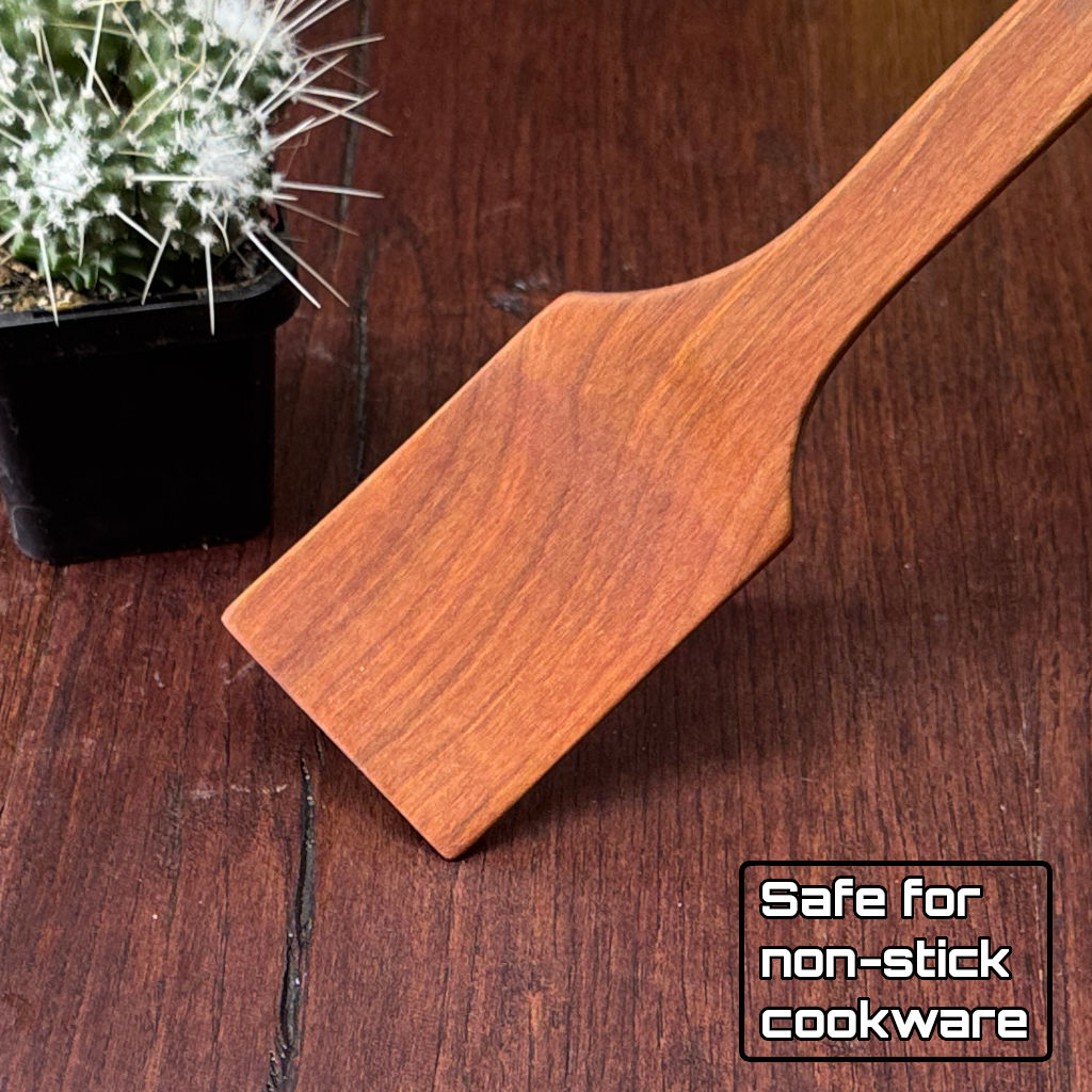Handmade Cherry hardwood mixing spoon | 29 cm long