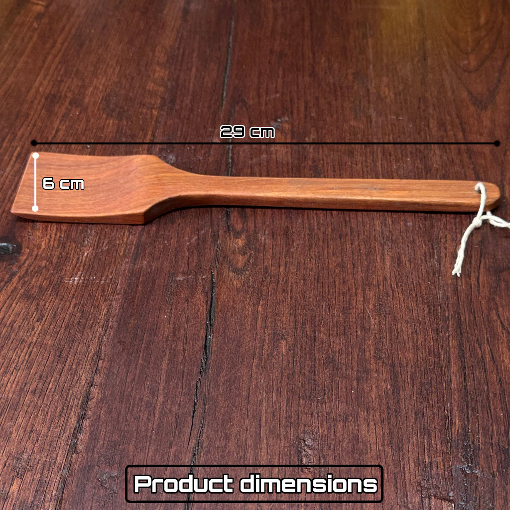 Handmade Cherry hardwood mixing spoon | 29 cm long