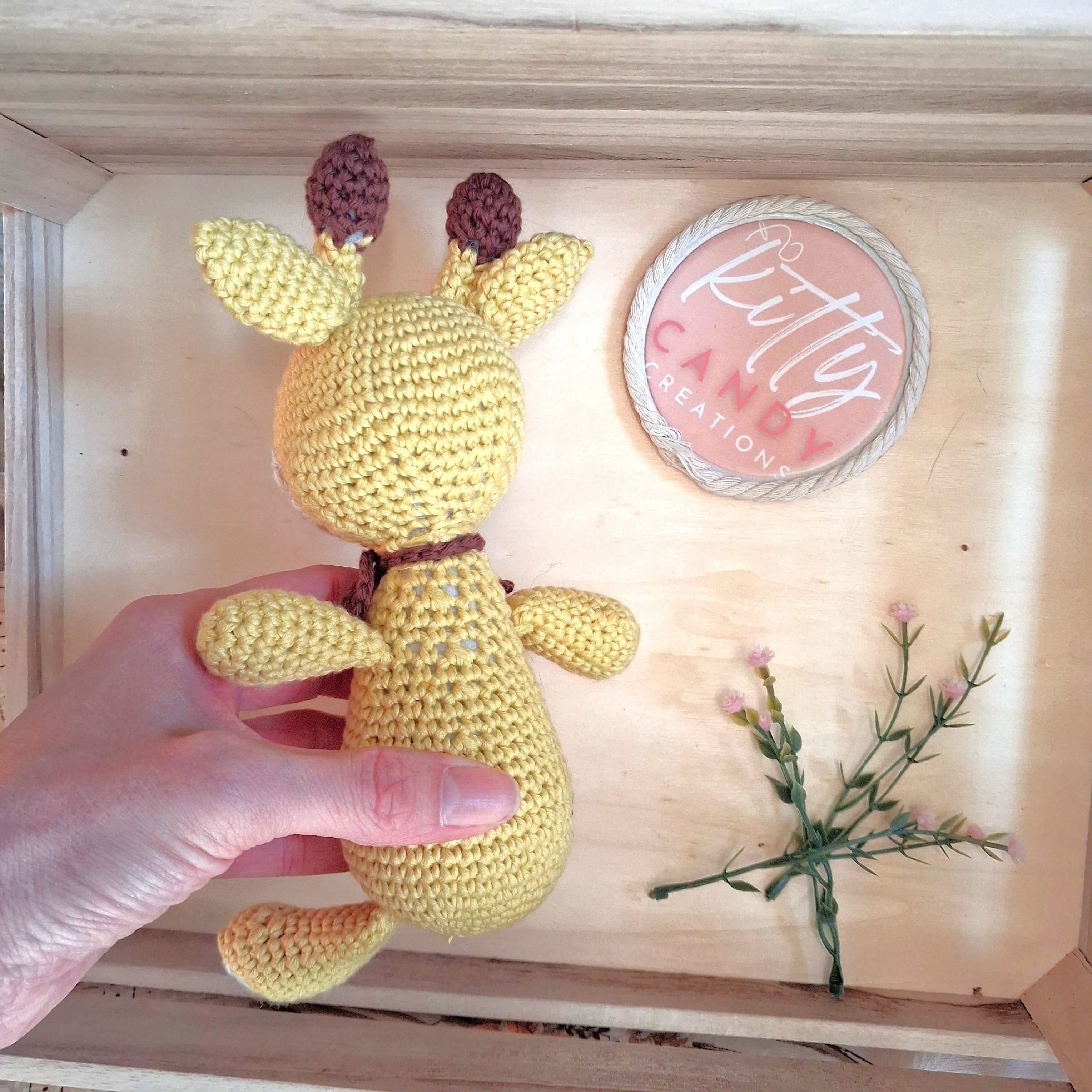 Handmade Crochet Baby Giraffe - 100% Cotton