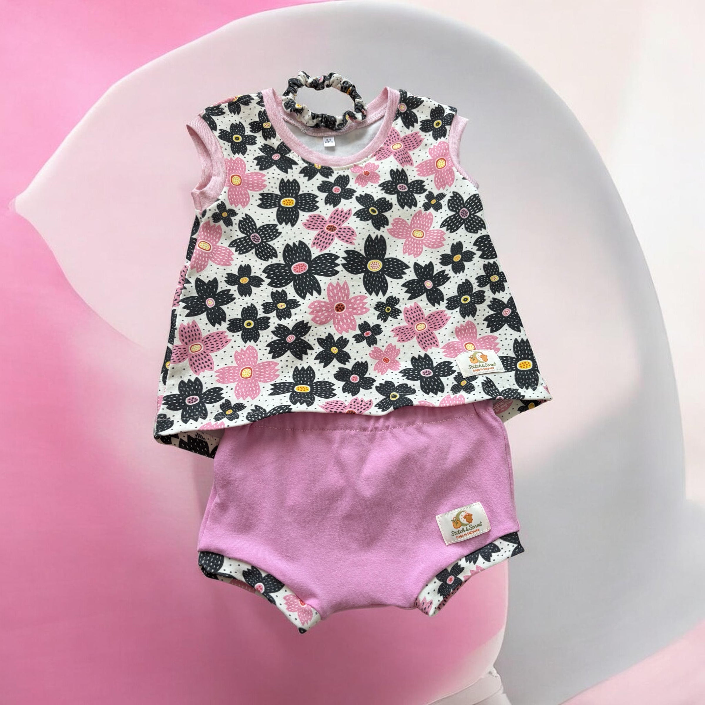 Floral Sprinkle Top and Bummies