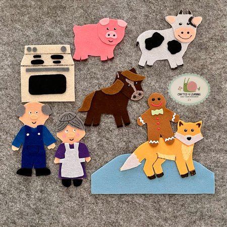 The Gingerbread Man Felt Board Set