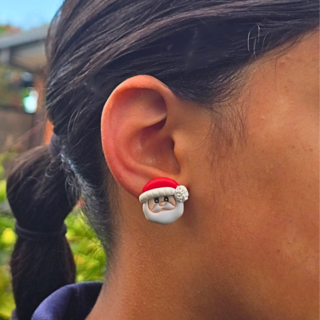 Mr & Mrs Claus Stud earrings