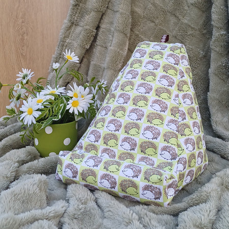 Hedgehog Design Pillow to suit Book and Tablet