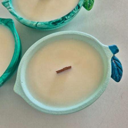 Concrete Lime bowl candle with lime fragrance