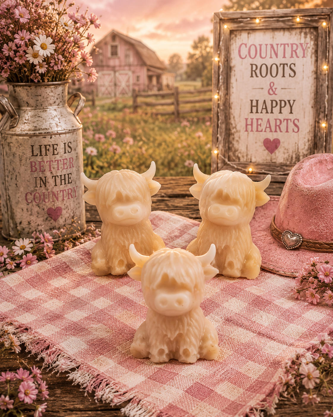 Pink boots & Country roots collection