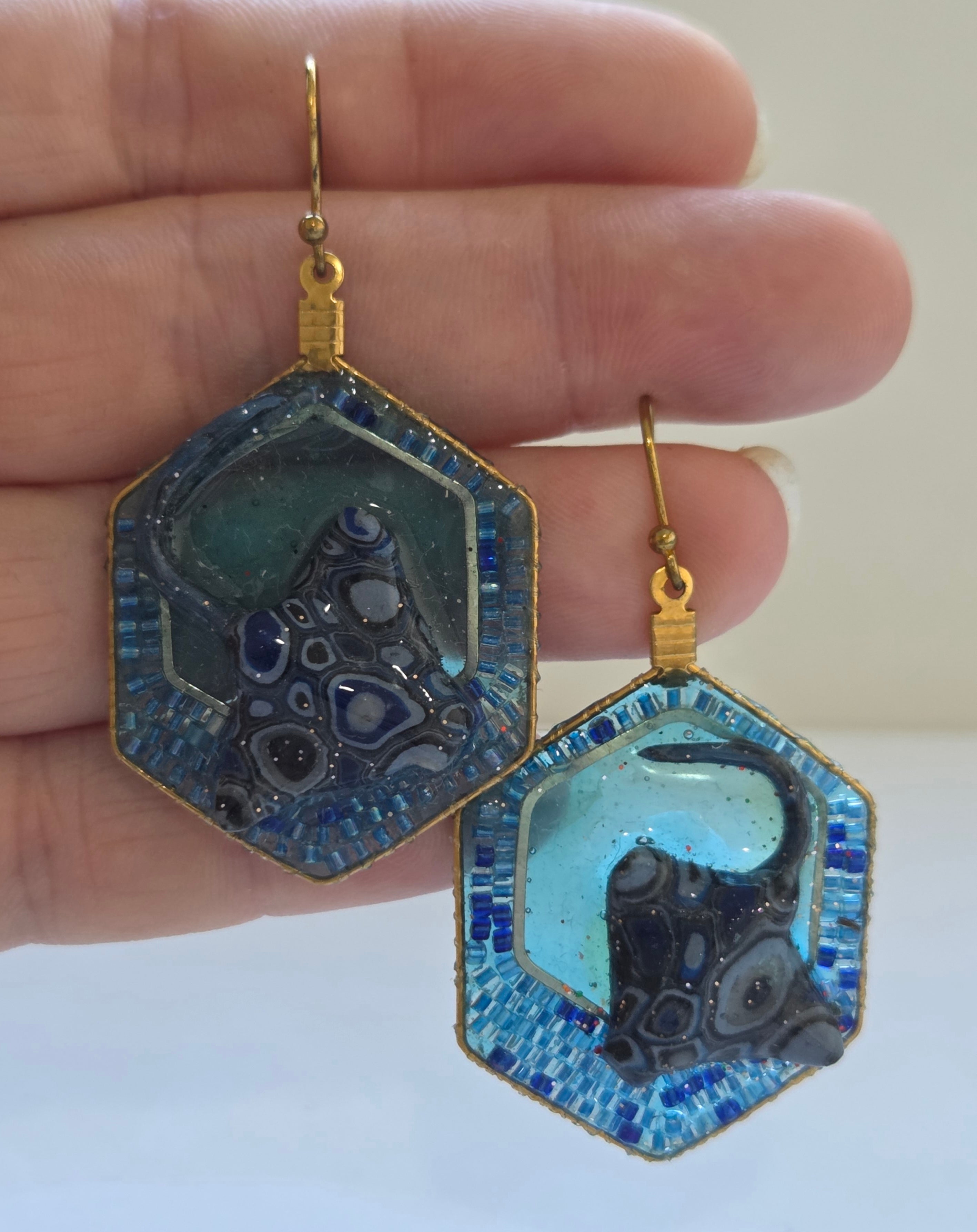 Ocean Jewel Stingray Earrings