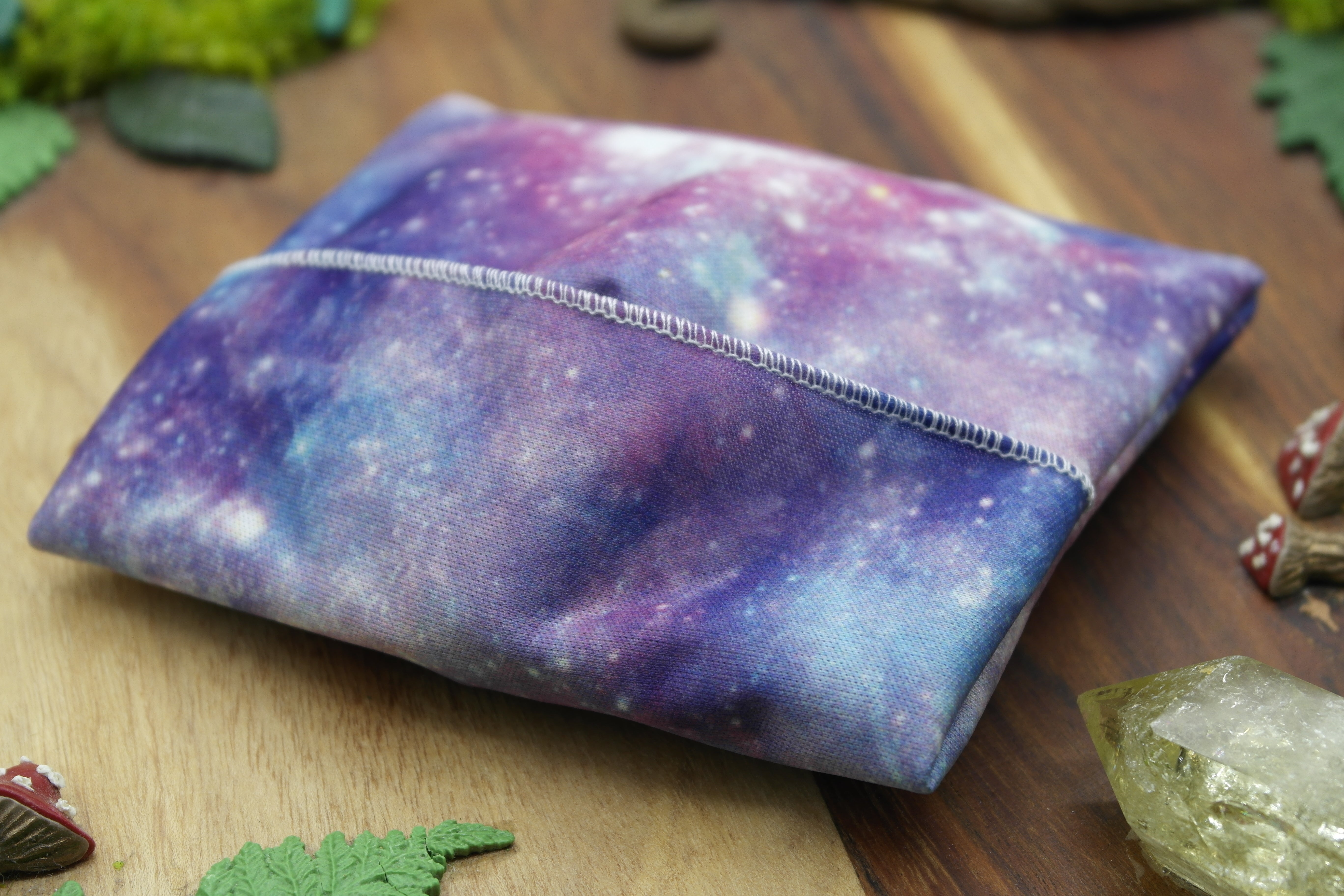 Purple Cosmos waterproof pouch