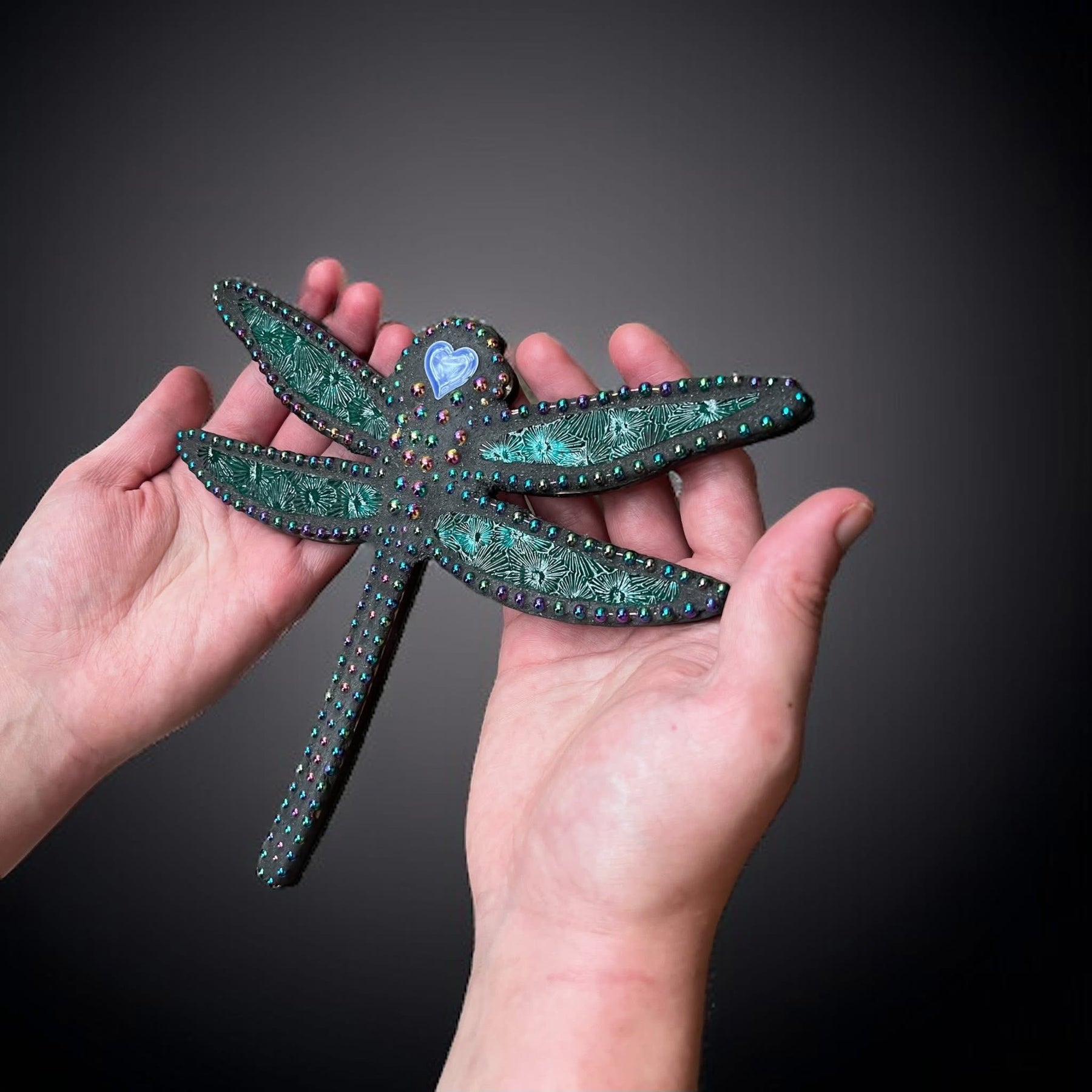 Mosaic Dragonfly Wall Hanging.
