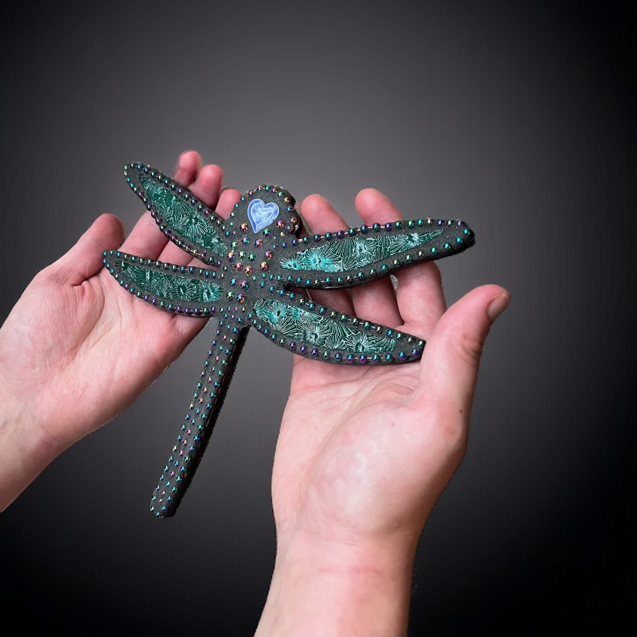 Mosaic Dragonfly Wall Hanging.