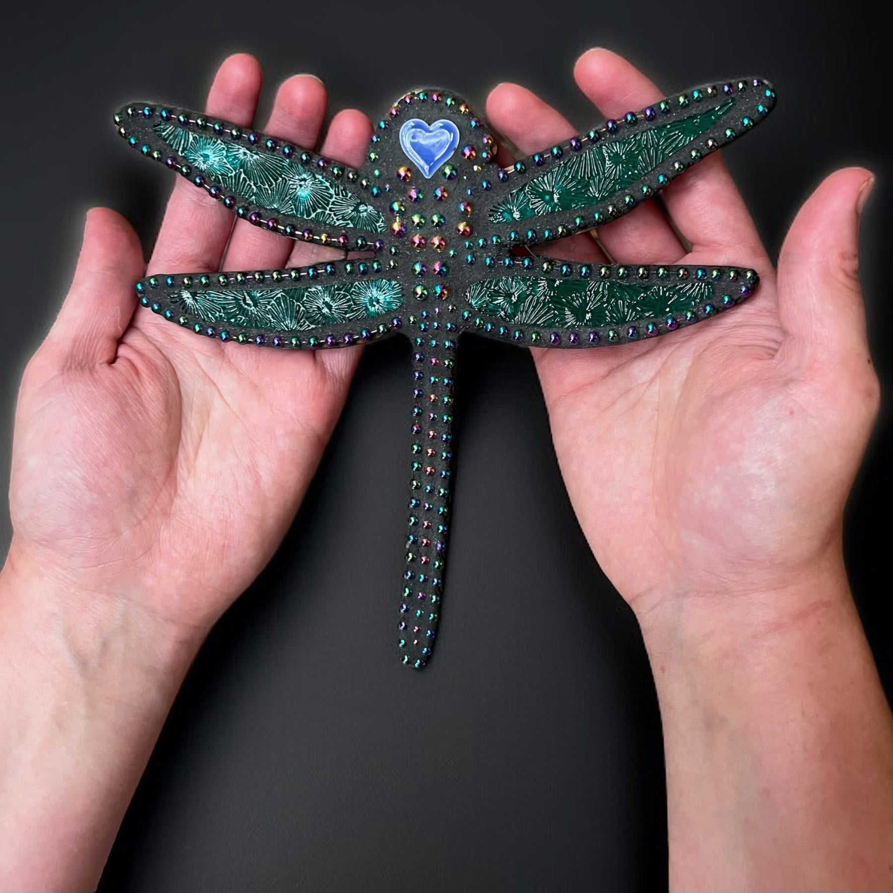 Mosaic Dragonfly Wall Hanging.