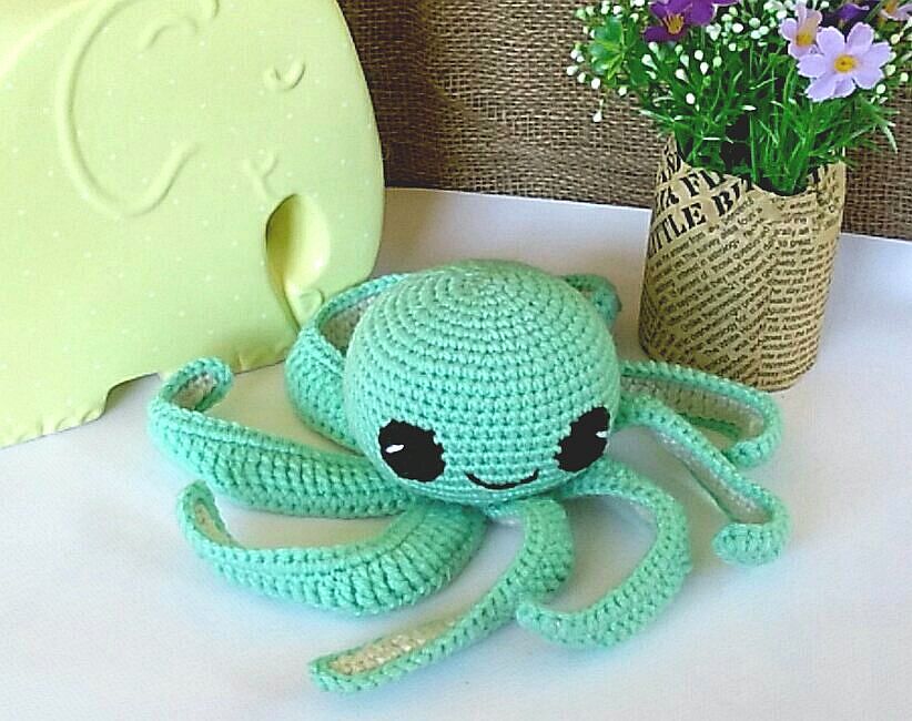 Cute Crochet Baby Octopus