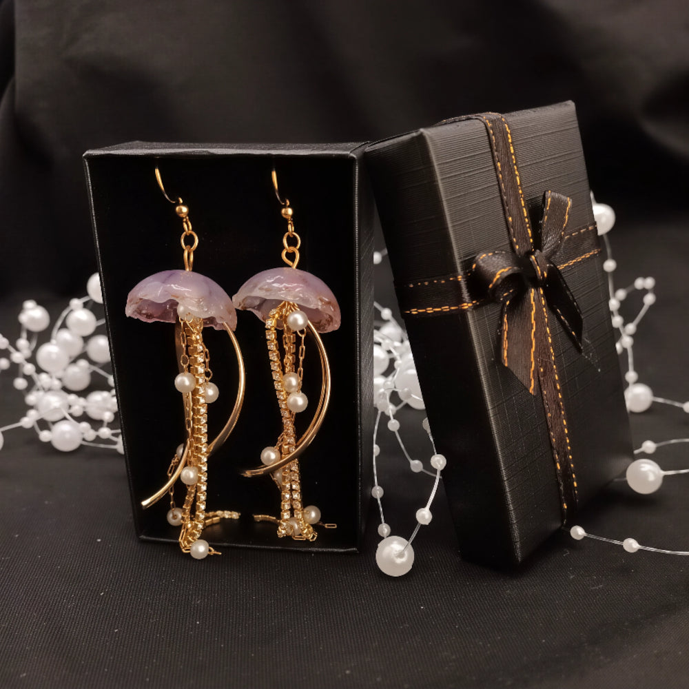 Iridescent Jellyfish Earrings (4 colour variations)