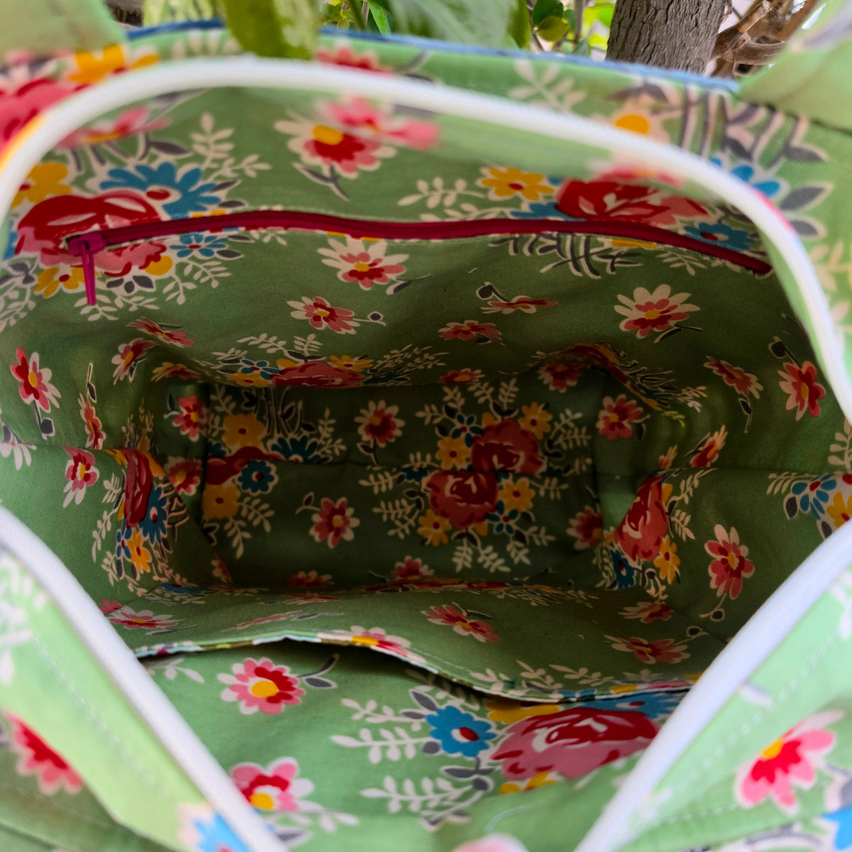 Unique Patchwork Handbag – Upcycled from Handmade Quilt