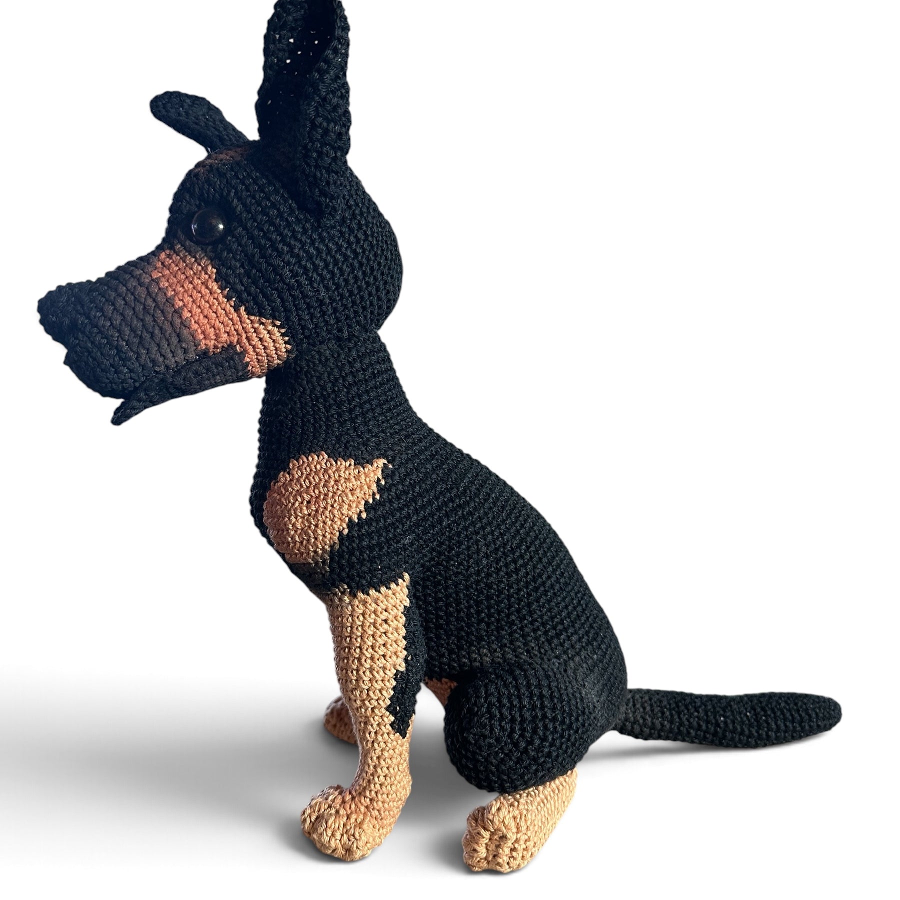 Handmade Crochet Portrait Dog - Made to Order