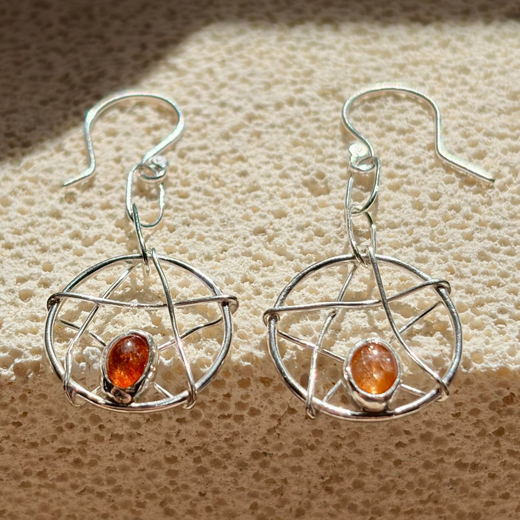 Sun-stone Sun-catcher Earrings