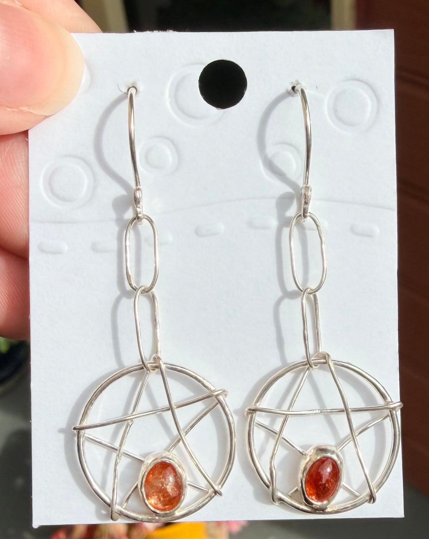 Sun-stone Sun-catcher Earrings