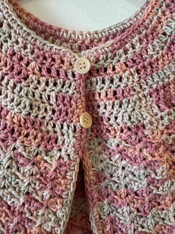 Crochet | Baby Jackets | Boys & Girls | Blue + Pink + Rainbow Options