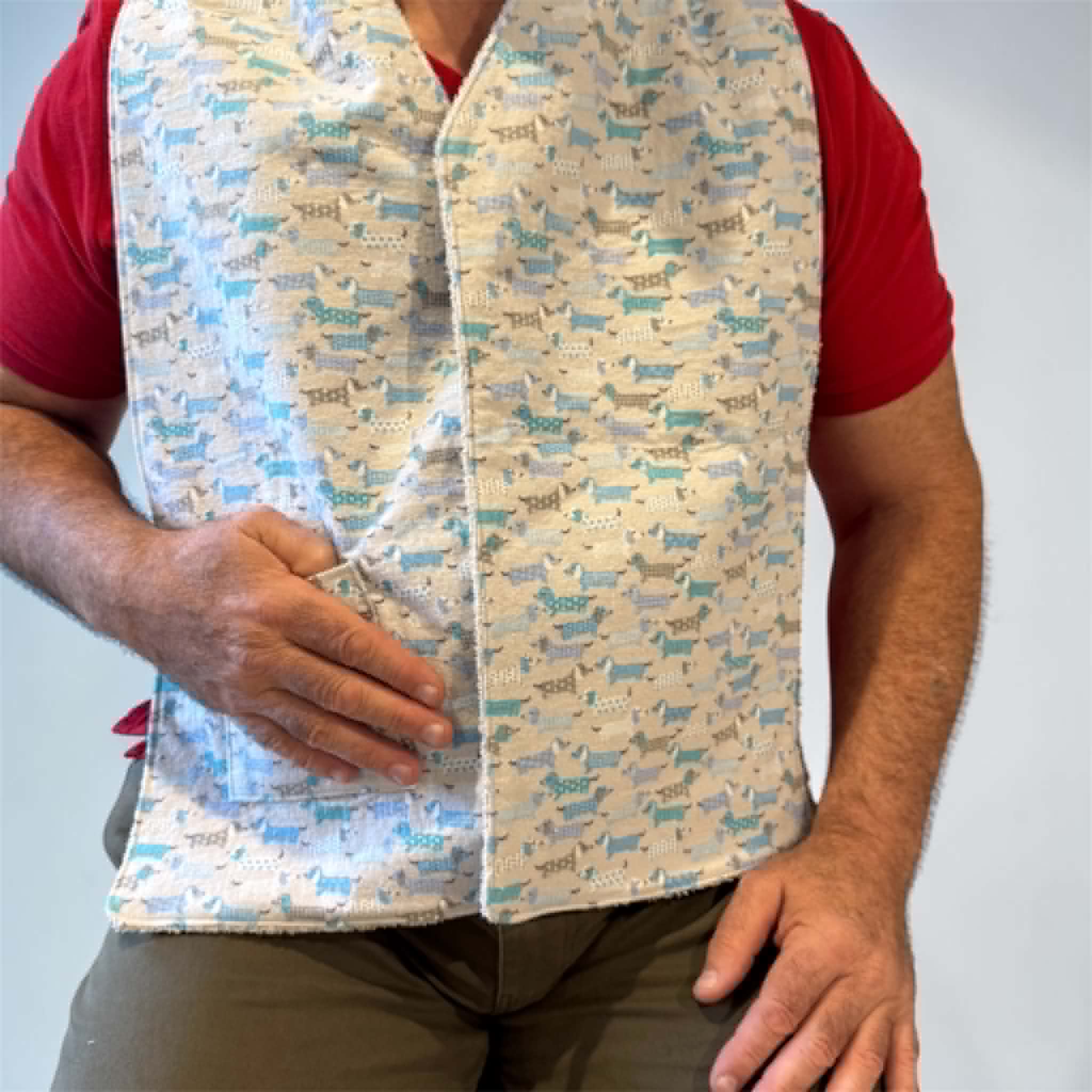 Dignity Dinig Scarf/Bib for Elderly or Disabled Adults or Medical Needs Cotton or Flannelette