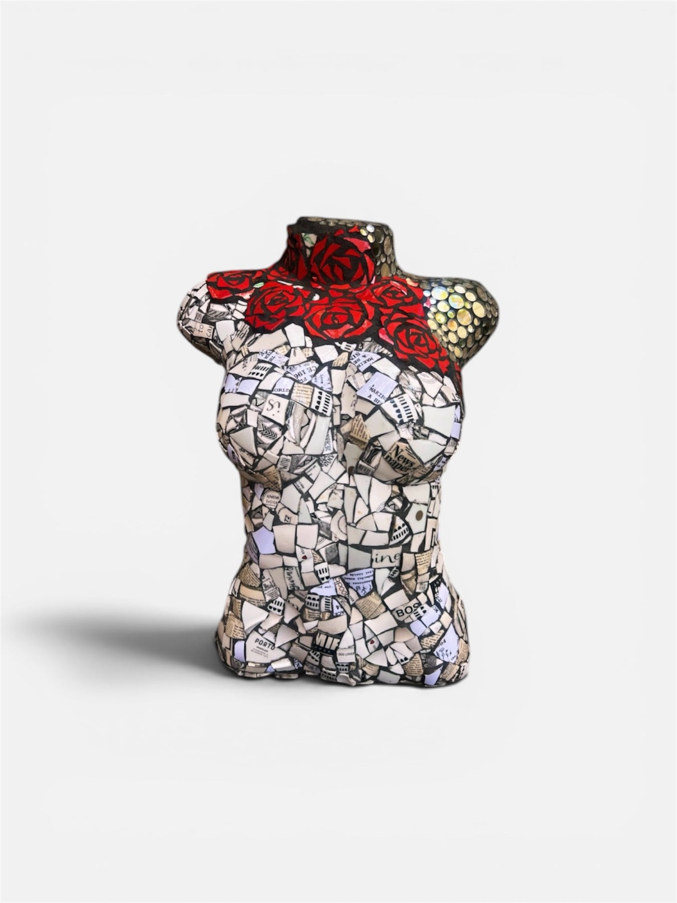 Mosaic Torso. Wall Hanging.
