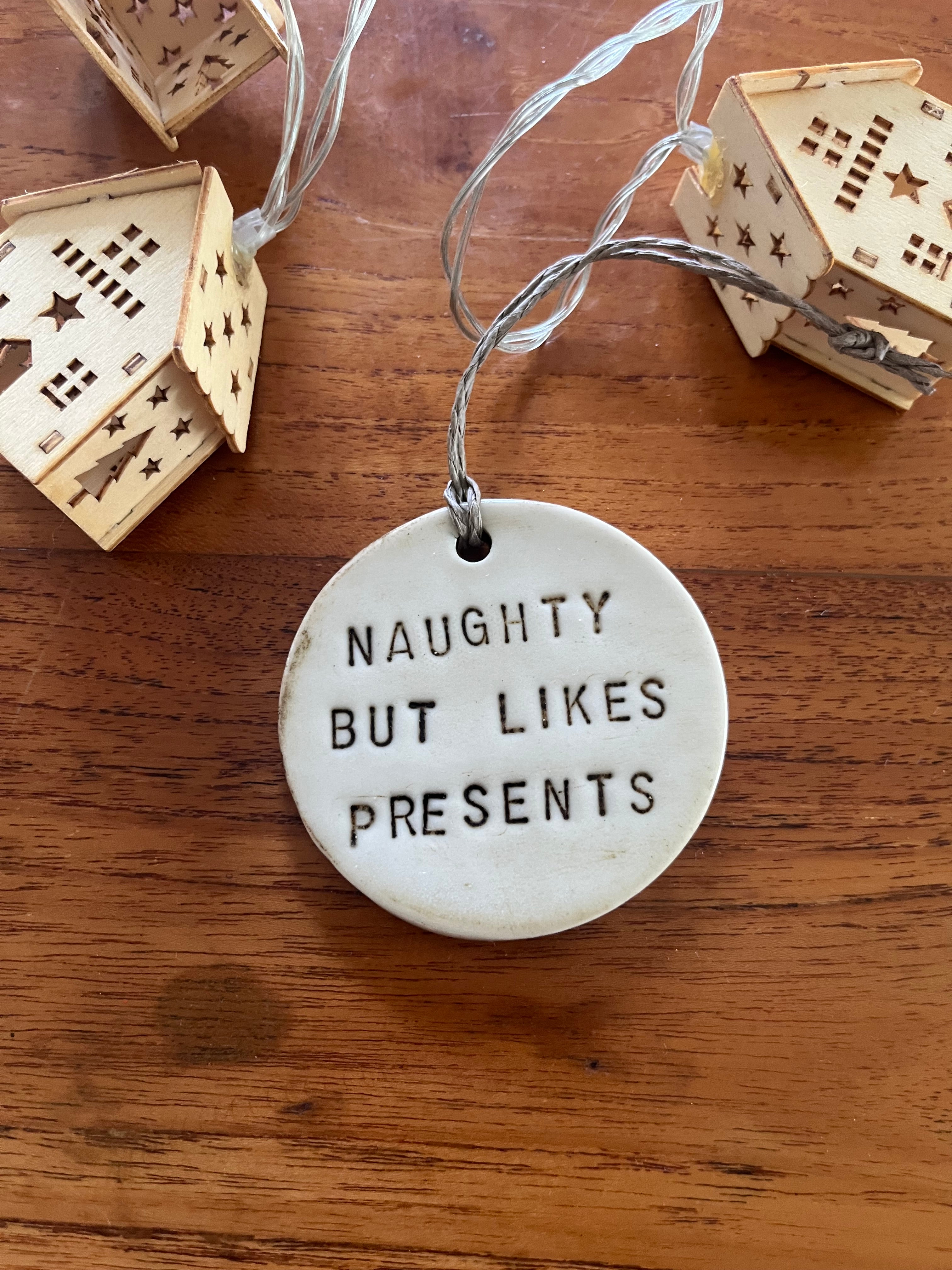 Cheeky Pottery Christmas Ornaments