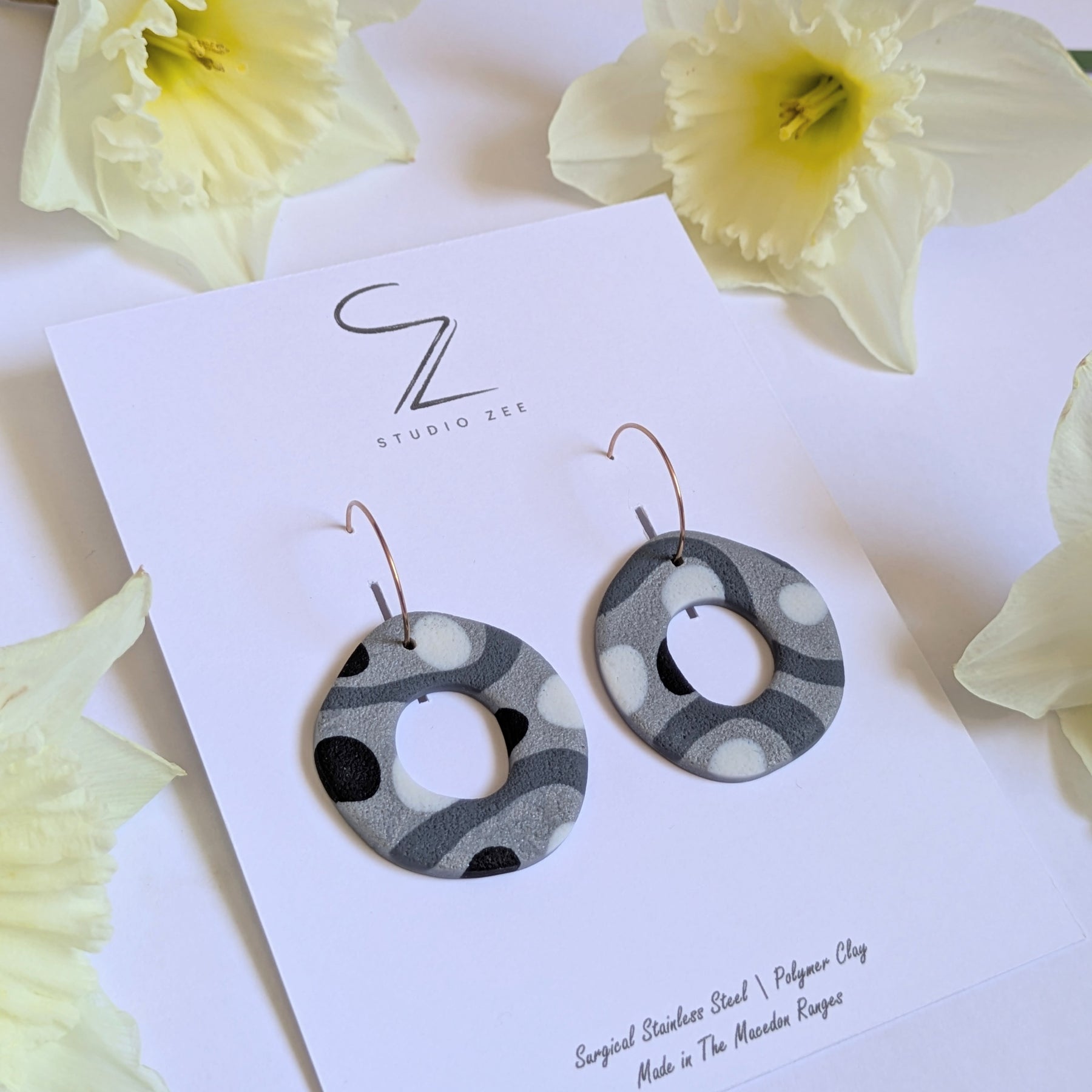 Donut Hoop Earrings