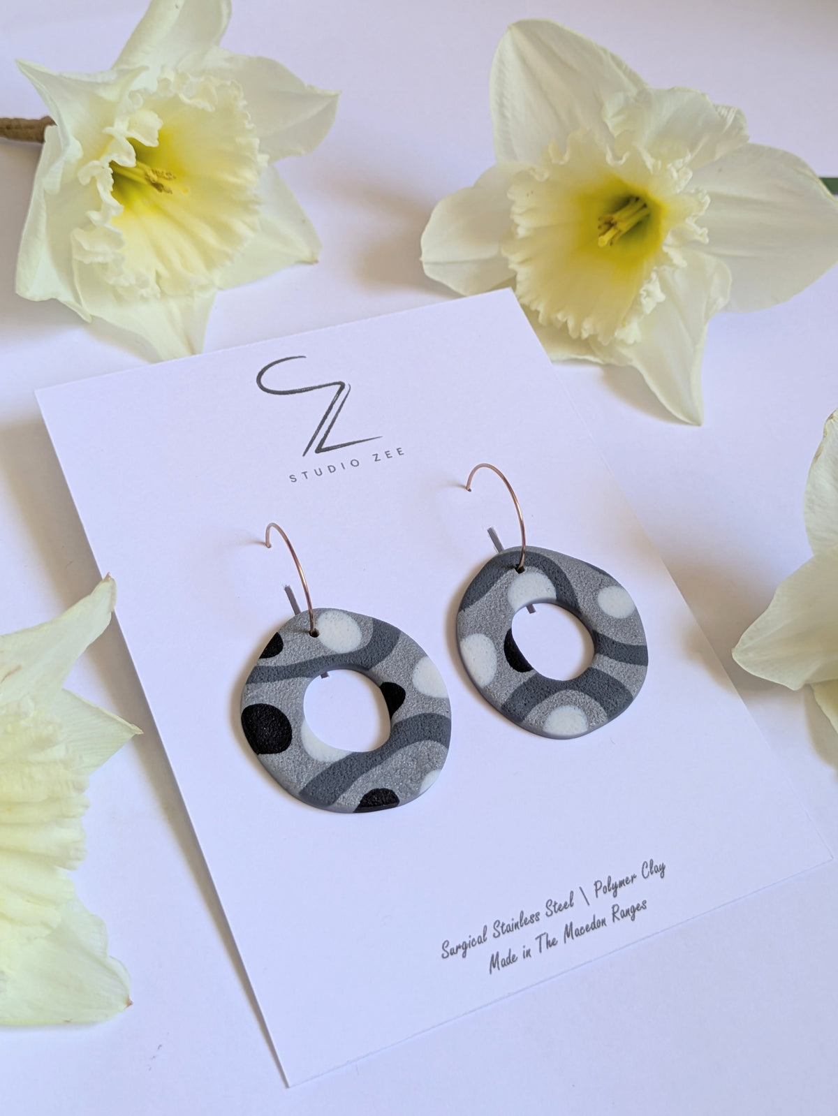 Donut Hoop Earrings