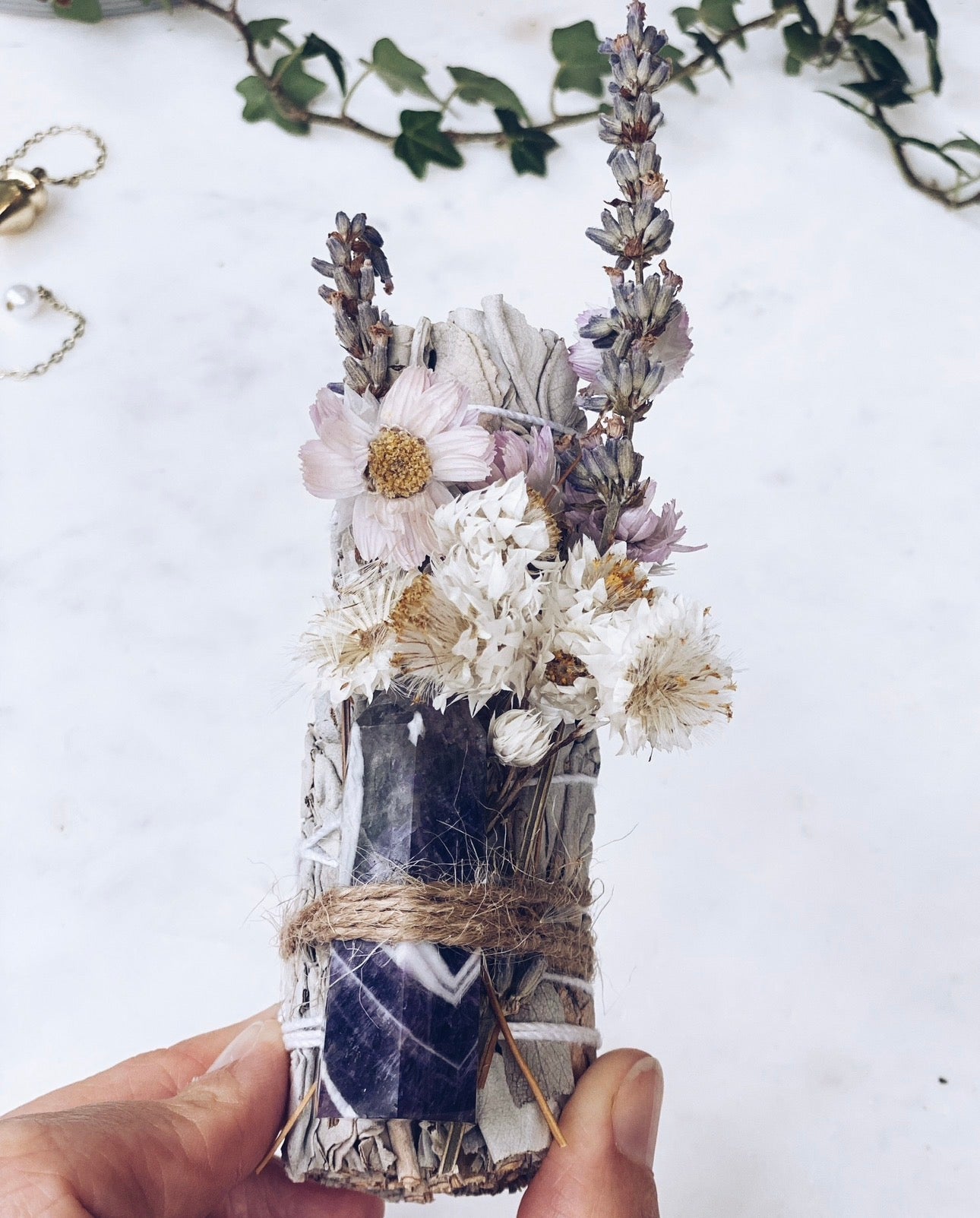 Crystal Smudge Stick