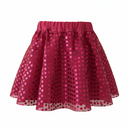 Pink sparkle sequin skirt