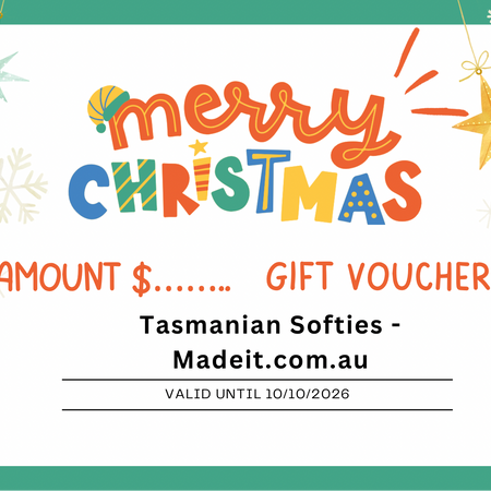 Gift voucher from Tasmanian Softies