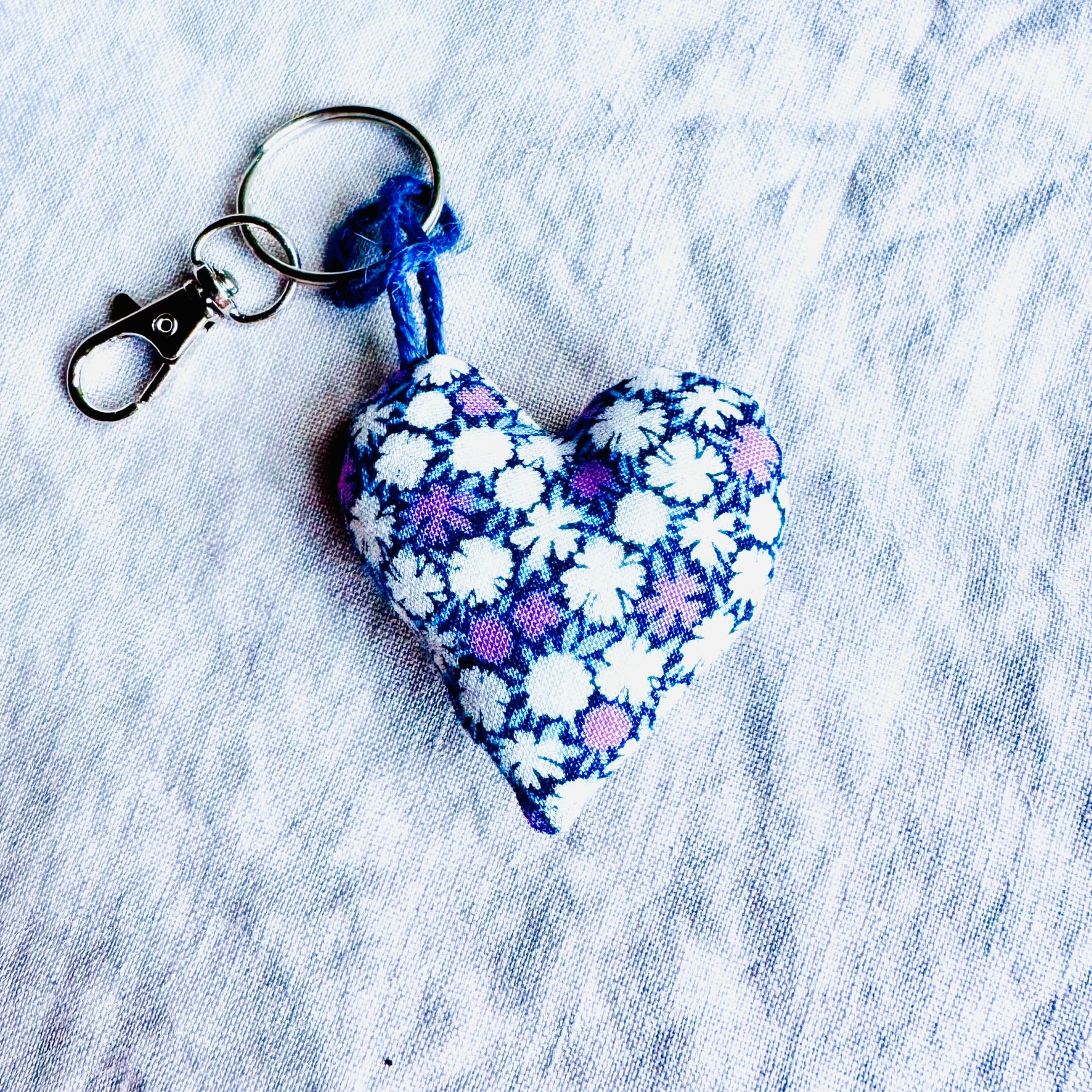 Heart Keyrings - handmade