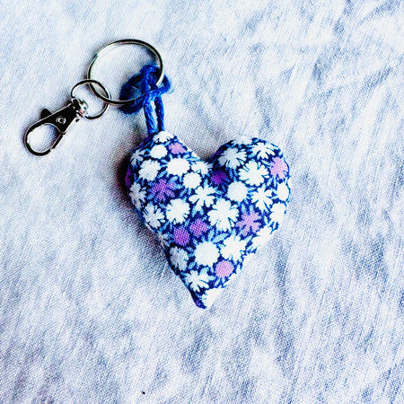 Heart Keyrings - handmade