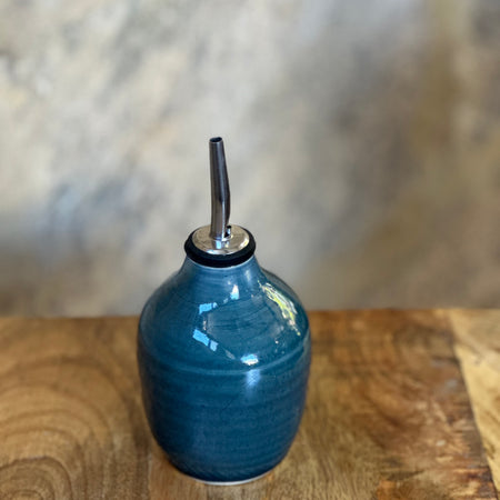 Olive Oil Pourer | Handmade Ceramic Tableware | Teal