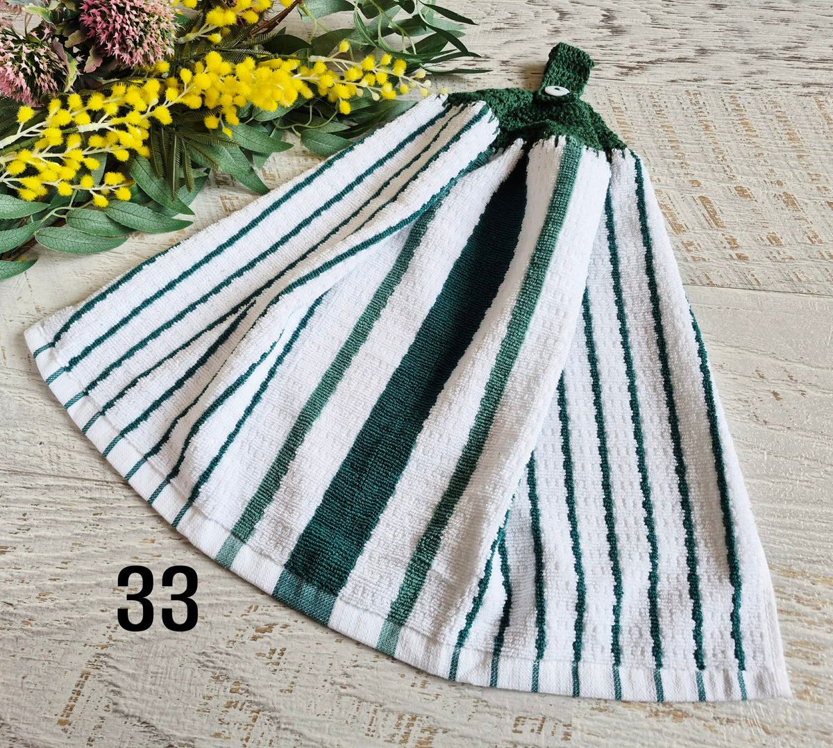 Kitchen Hand Towel | Hanging | Cotton | SINGLE LAYER - 9 Styles - 28-36