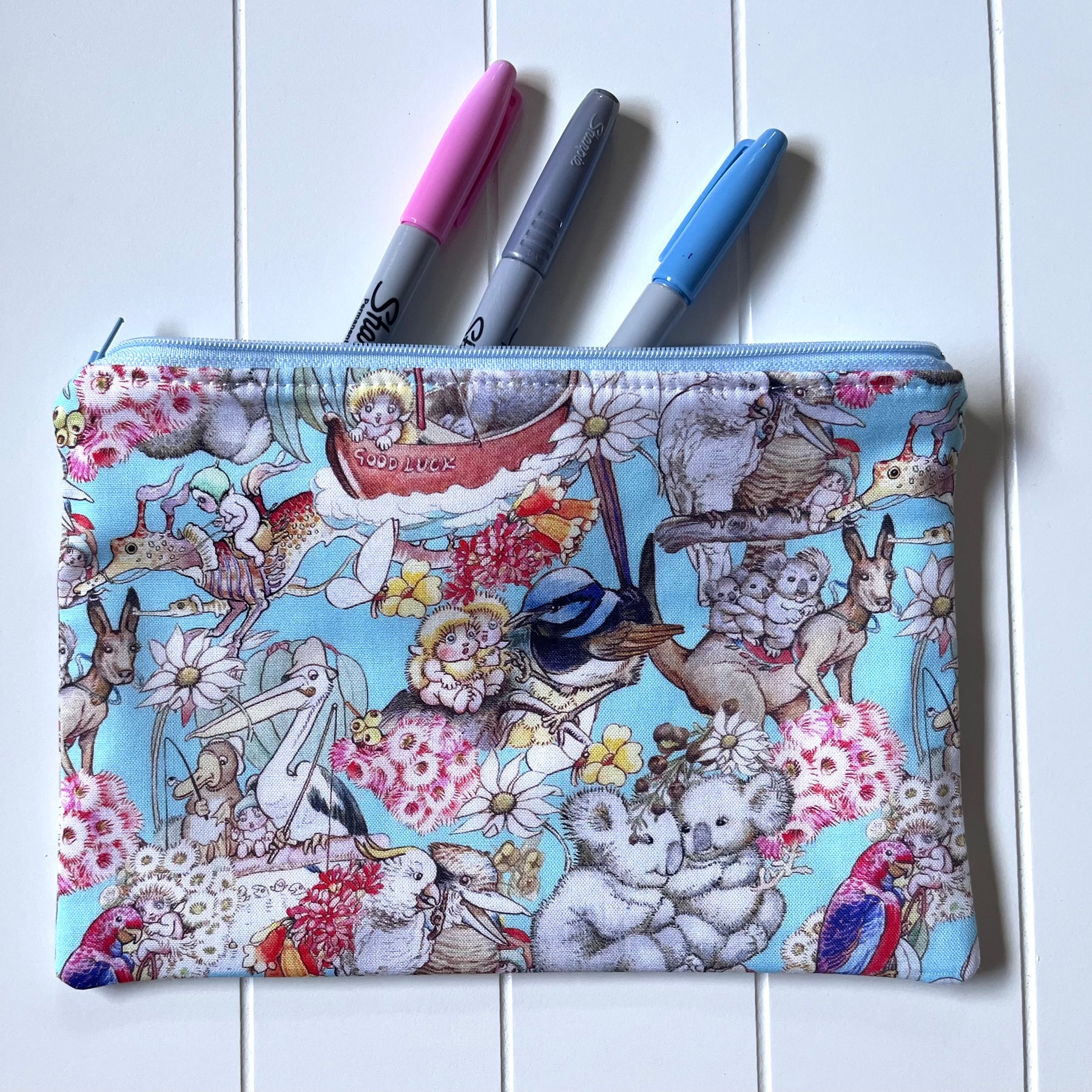 Australian animals pencil case