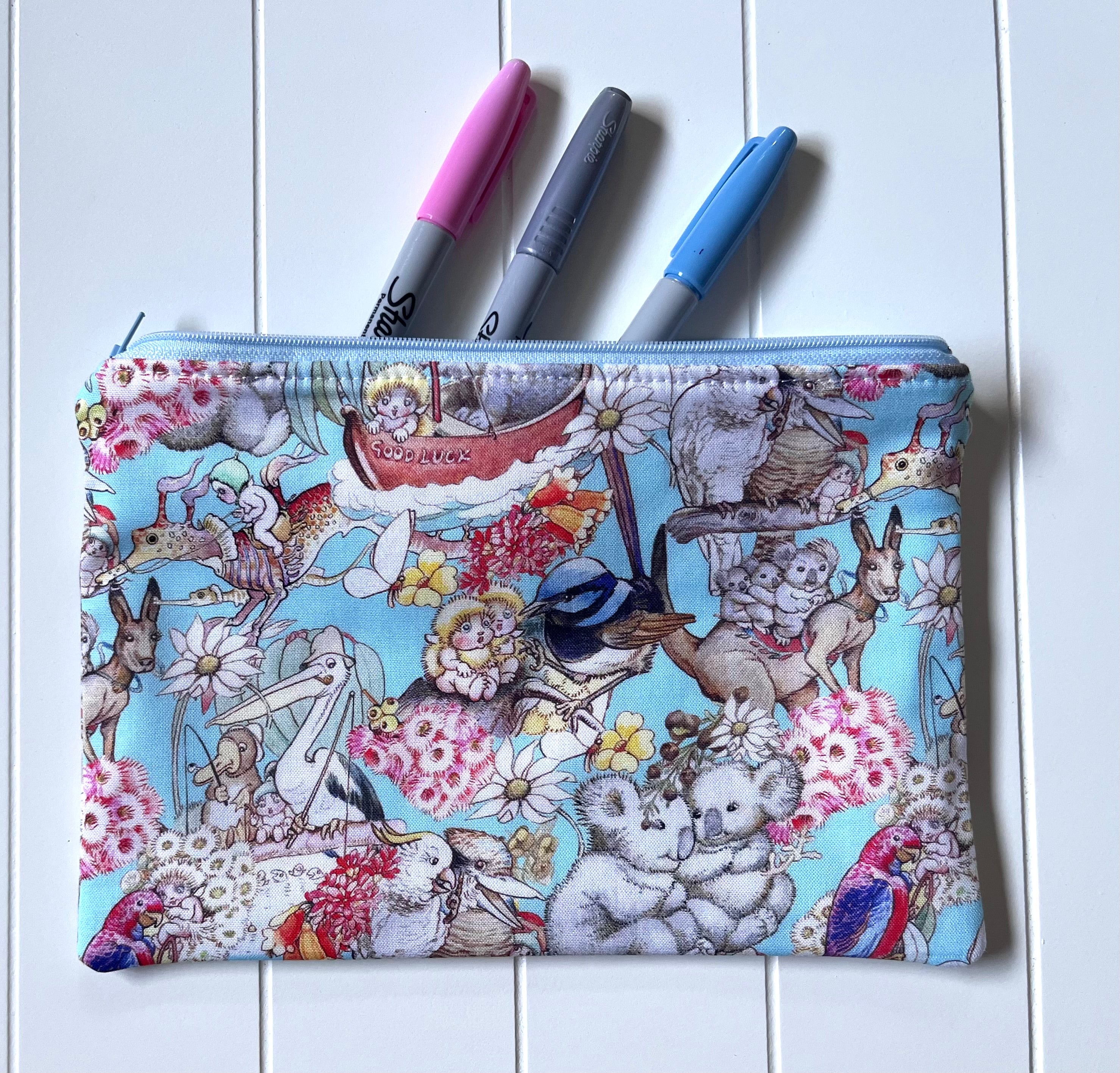 Australian animals pencil case