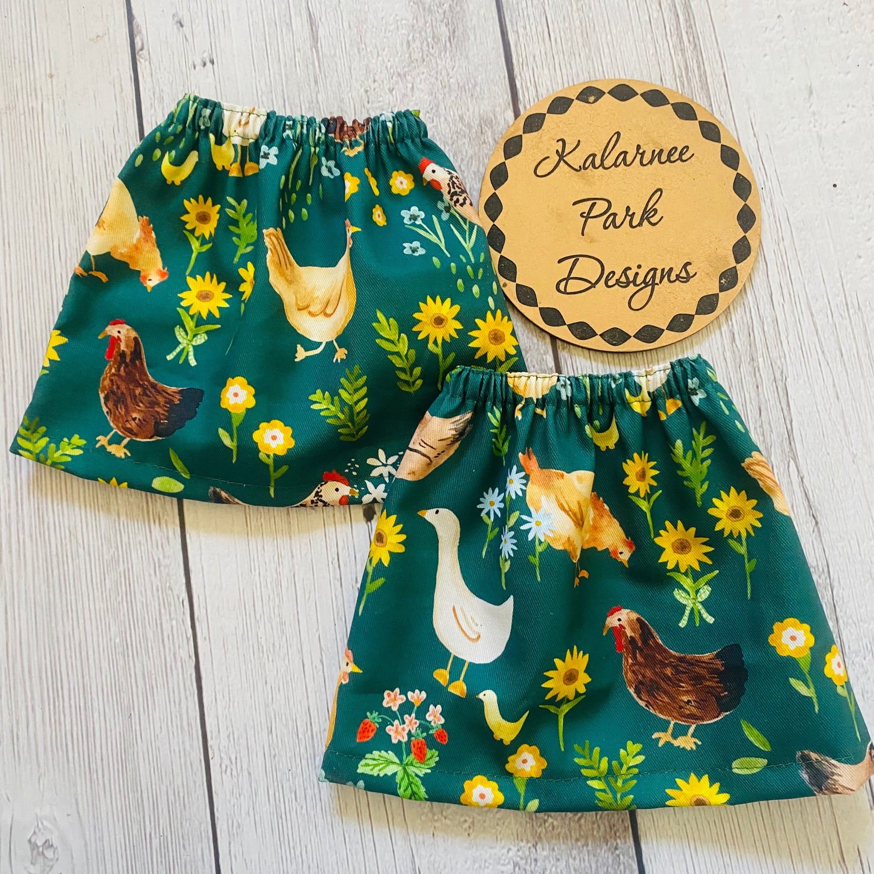 ''Chirpy Chicks'' Adult Size and Kids Size Sock Savers