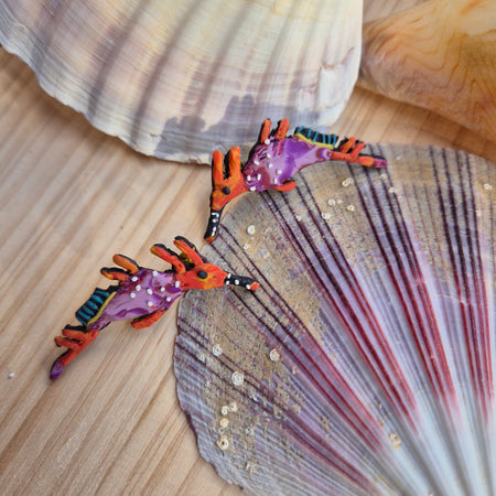 Mini Weedy Seadragon Studs
