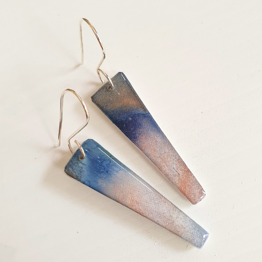The Bubblegum Sky Gallery Range | Resin art jewellery | Porcelain and Silver