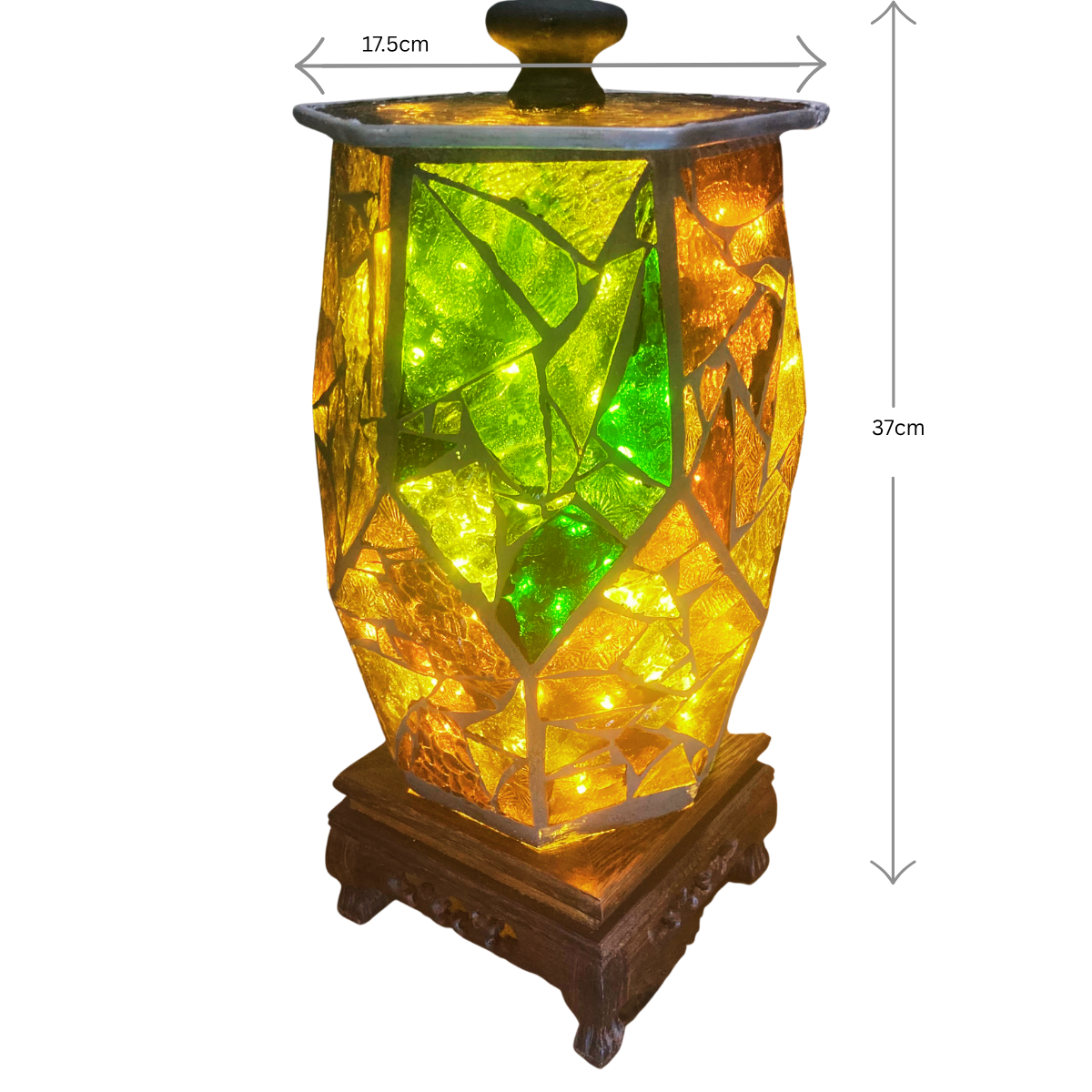 Glass Light Sculpture| Lantern