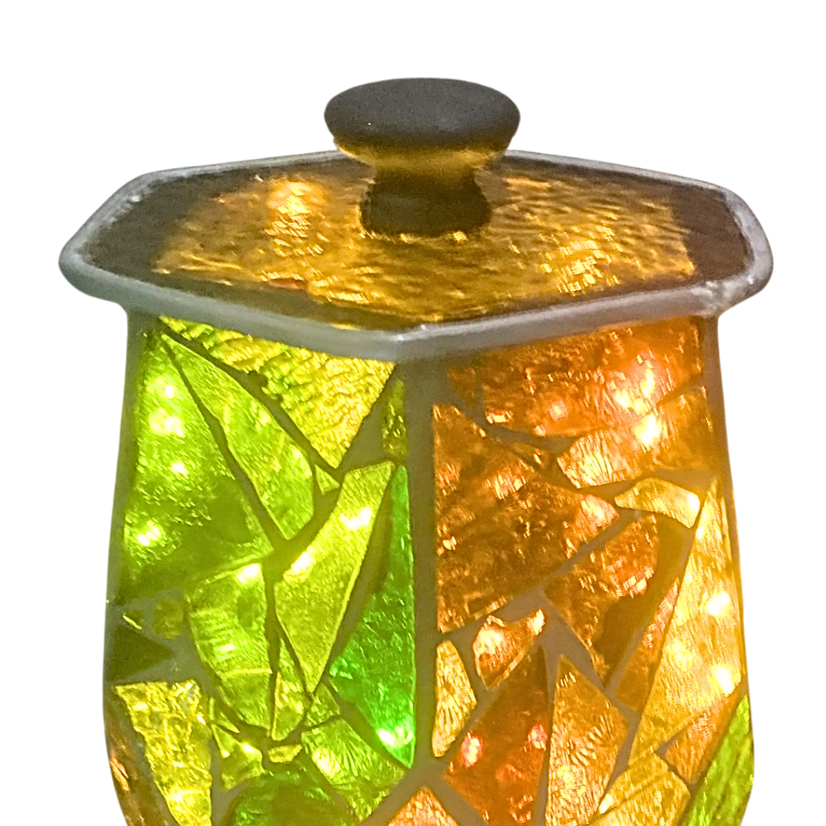 Handmade Glass Mosaic Lamp | Lantern