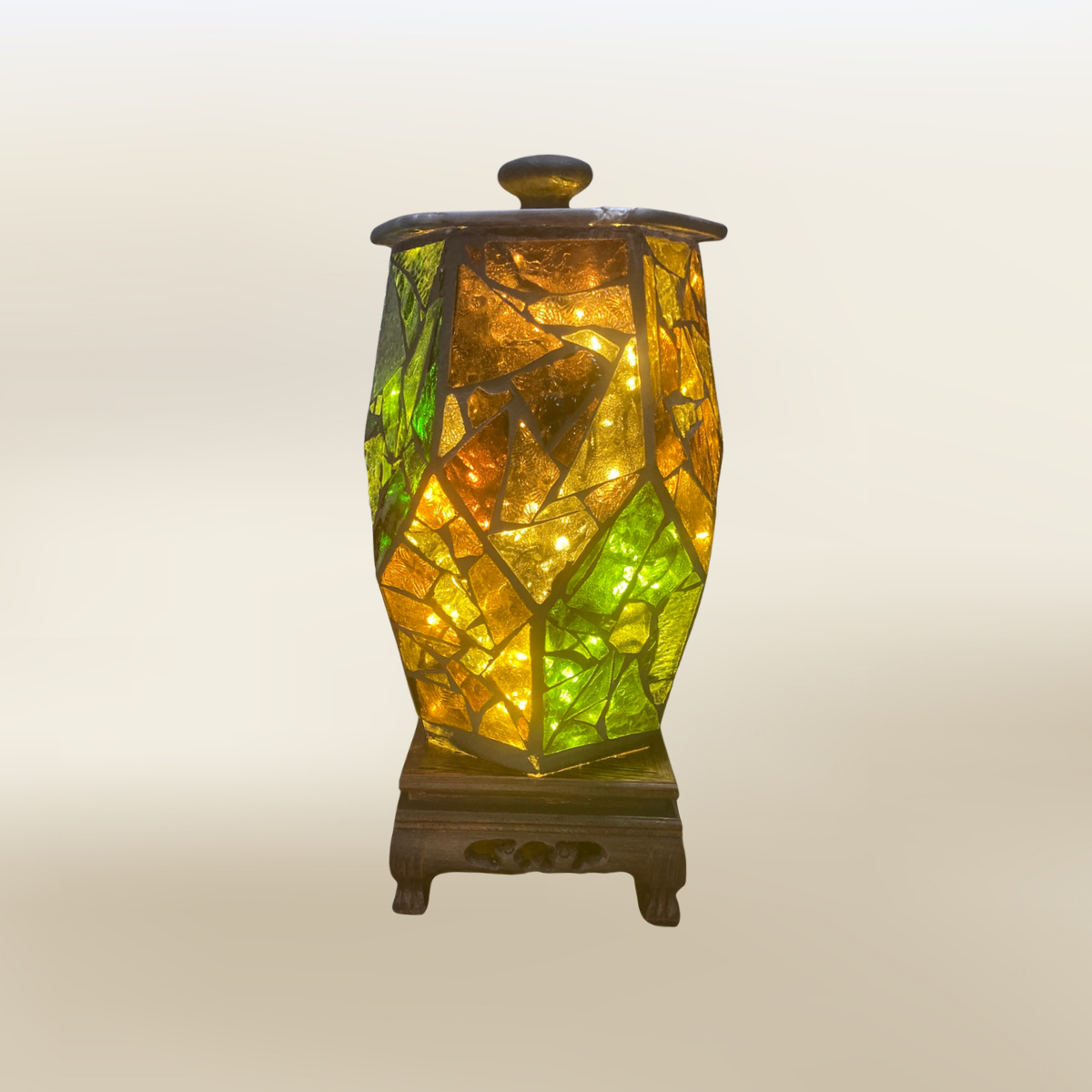 Glass Light Sculpture| Lantern